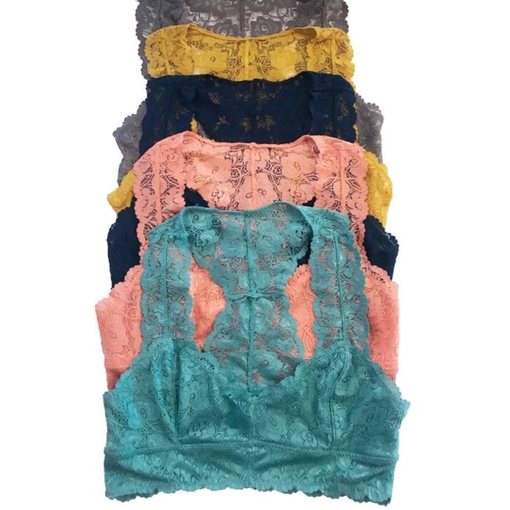 ❗️CLOSING SALE❗️ PLUS SIZE: Black Lace Bralette - Picture 4 of 4